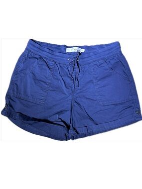 Sonoma Navy Blue Bermuda Mid Rise Comfort Waist Shorts Size 16